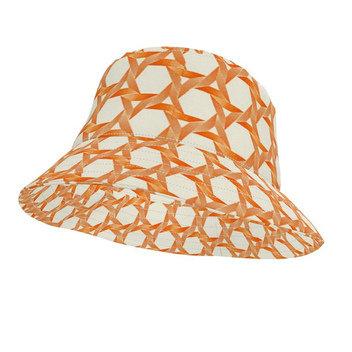 Raffia Orange | Bucket hat
