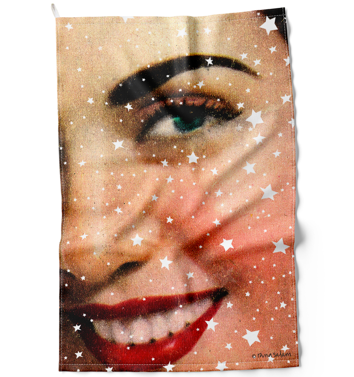 Charm With A Smile | Kitchen Towel - Rana Salam SHOP