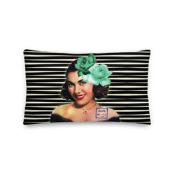 1950s, Egyptian, decorative cushion, throw pillow, interior design, office interior design, restaurant interior design, roses 