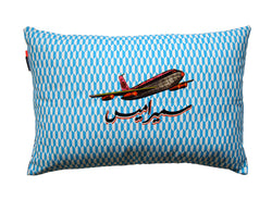 Samiramis Airplane | Velvet Cushion