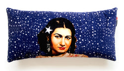 Um Kulthum midnight stars | Velvet Cushion
